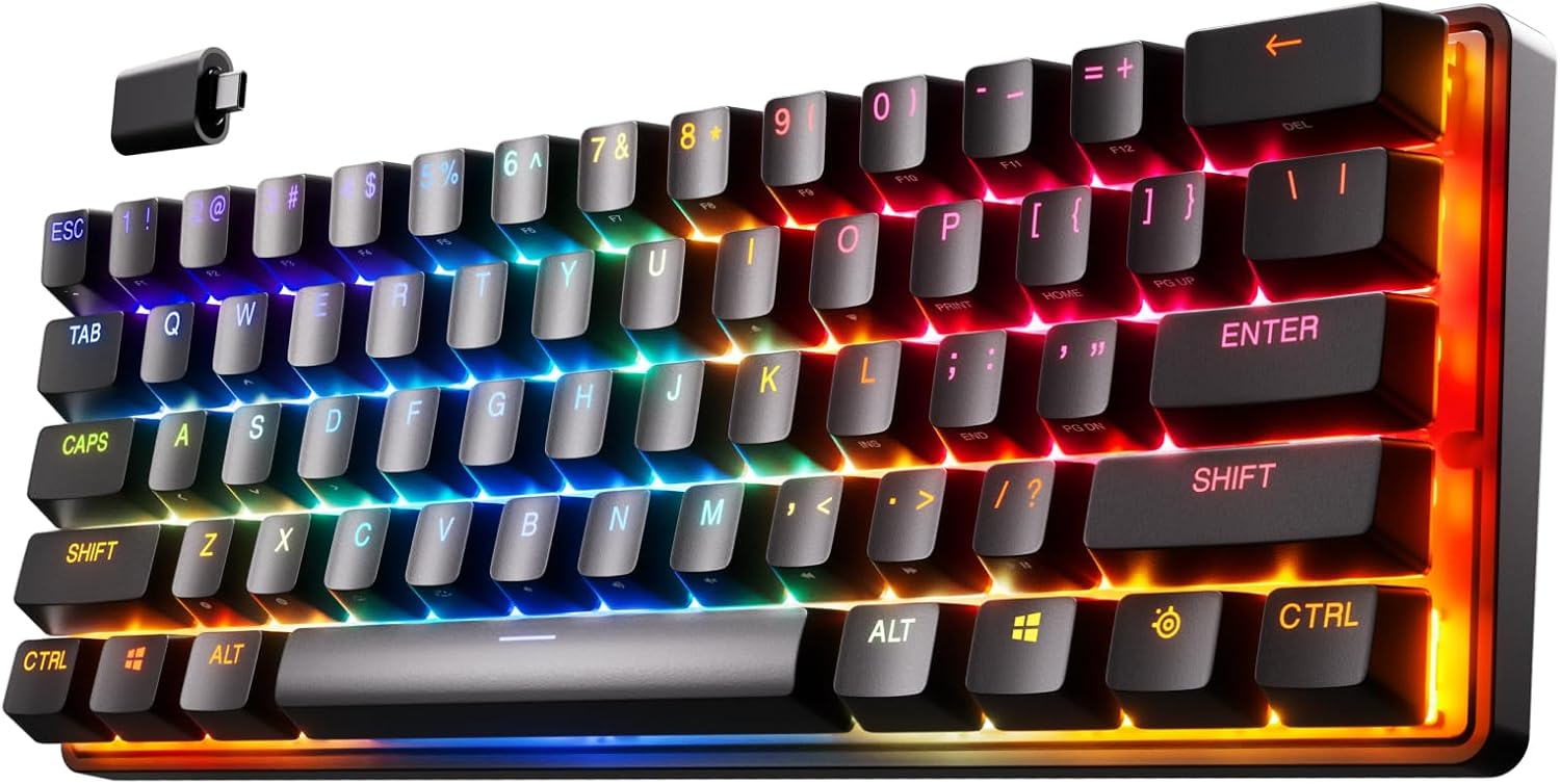 SteelSeries Apex Pro Mini Wireless Gaming Keyboard - Black SteelSeries Apex Pro Mini Wireless Gaming Keyboard - Black